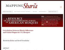 Tablet Screenshot of mappingsharia.com